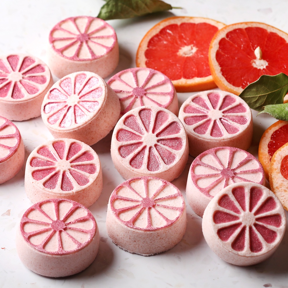 Pink Grapefruit Bath Bomb Project image number null